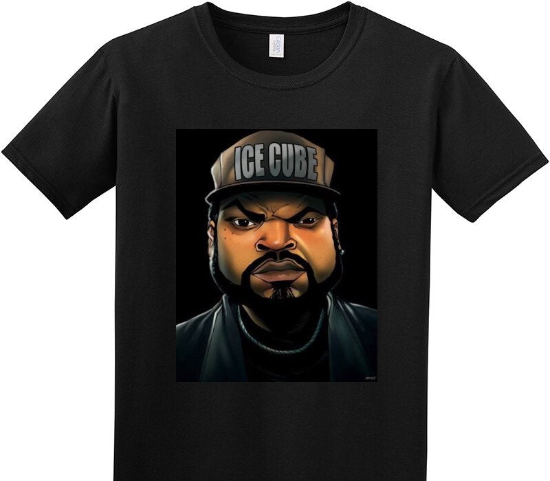 Custom Adult Soft Style 100% Cotton Black T-Shirt