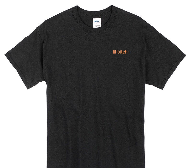 Custom Gildan 100% Cotton Black T-Shirt