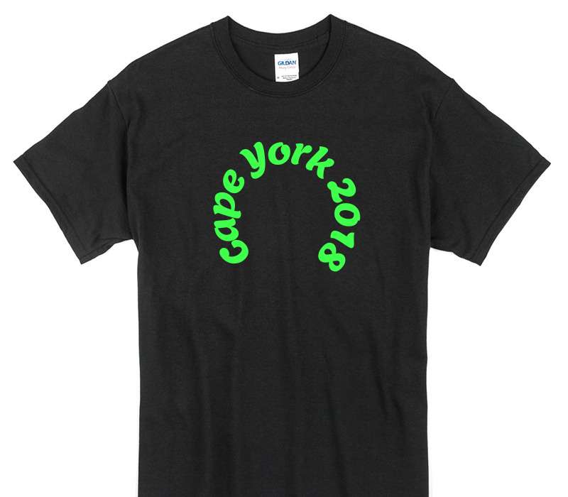 Custom Gildan 100% Cotton Black T-Shirt