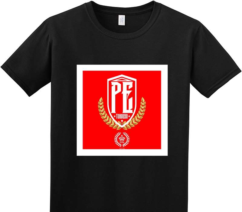 Custom Adult Soft Style 100% Cotton Black T-Shirt
