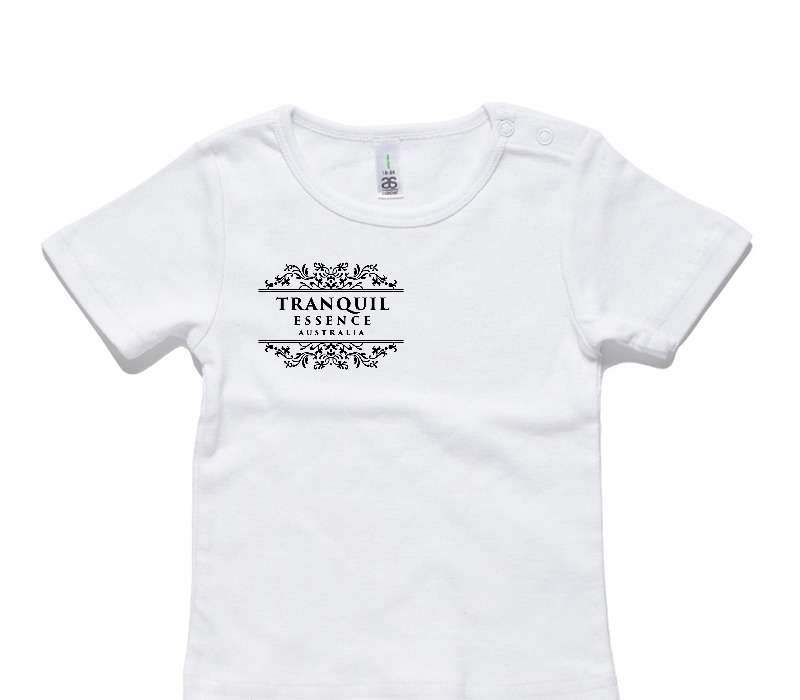 Custom AS Colour White Baby T-Shirt