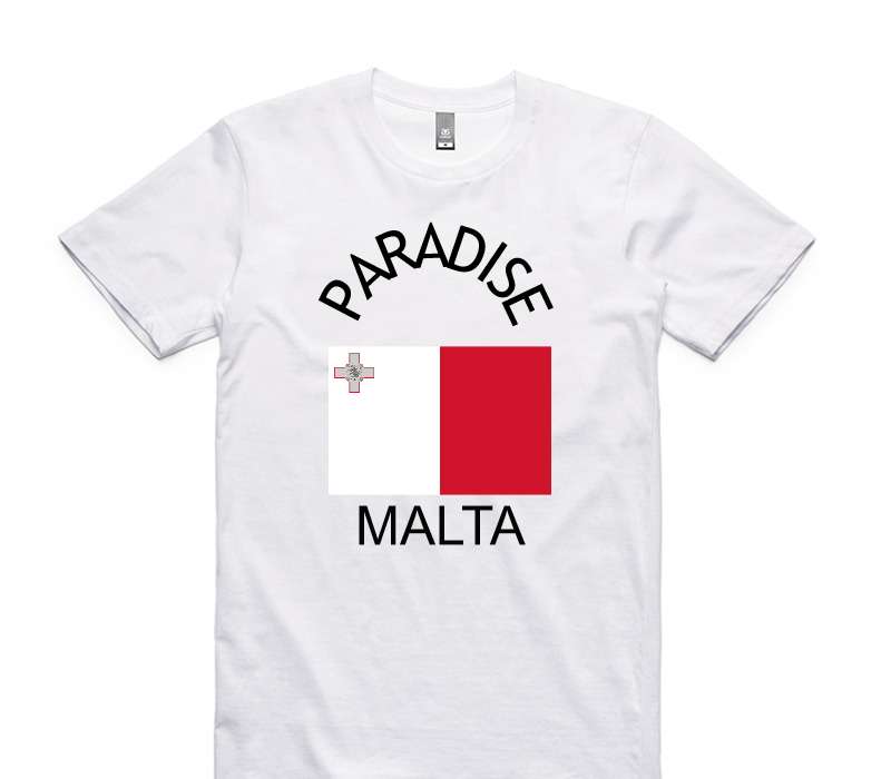 Custom AS Colour 100% Cotton White T-Shirt
