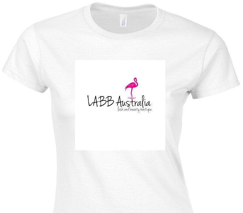 Custom Womens Soft Style 100% Cotton White T-Shirt