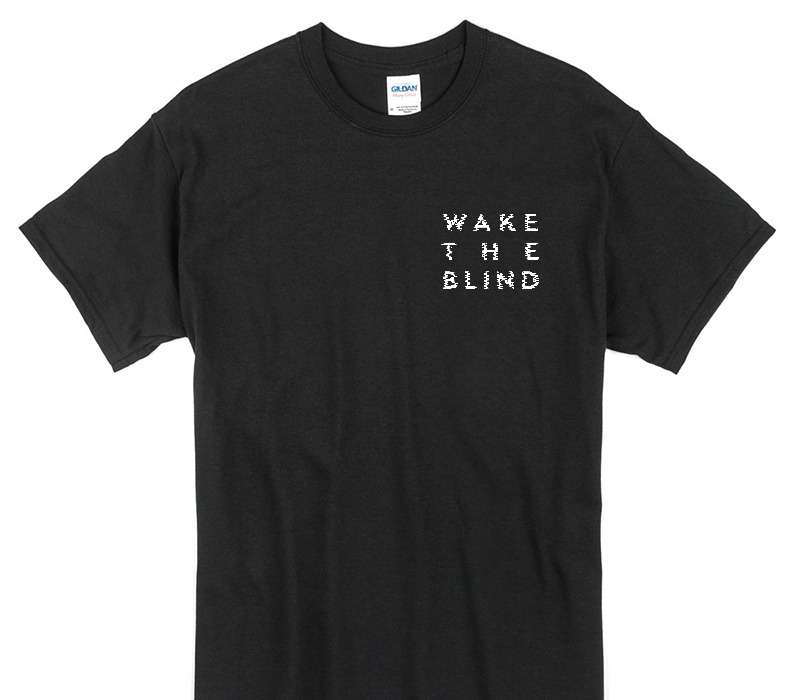 Custom Gildan 100% Cotton Black T-Shirt