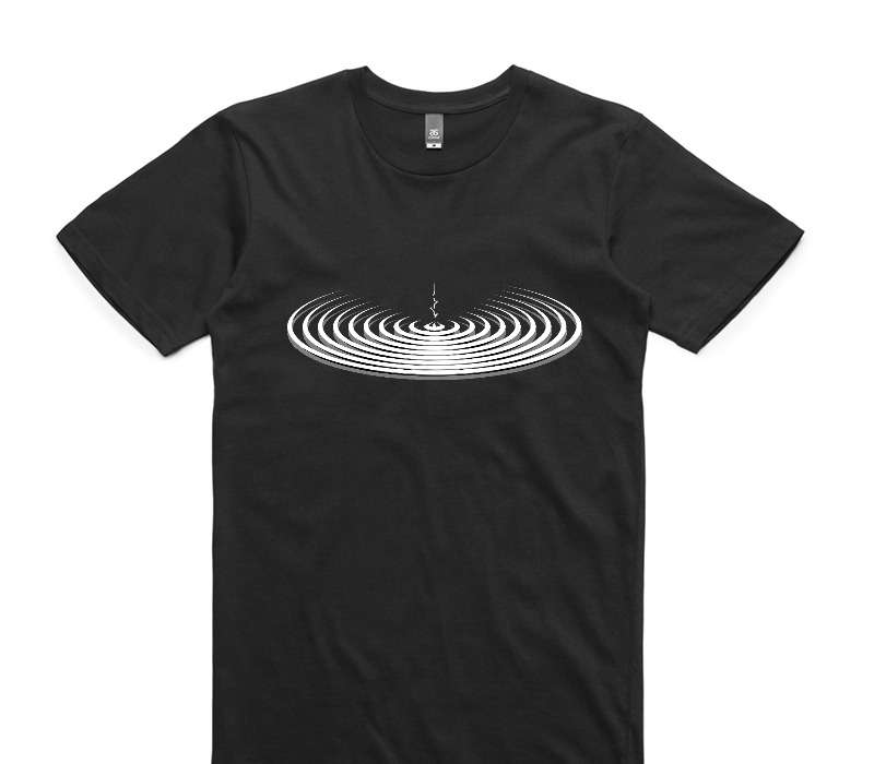 Custom AS Colour 100% Cotton Black T-Shirt