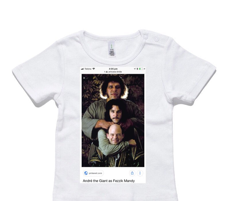 Custom AS Colour White Baby T-Shirt