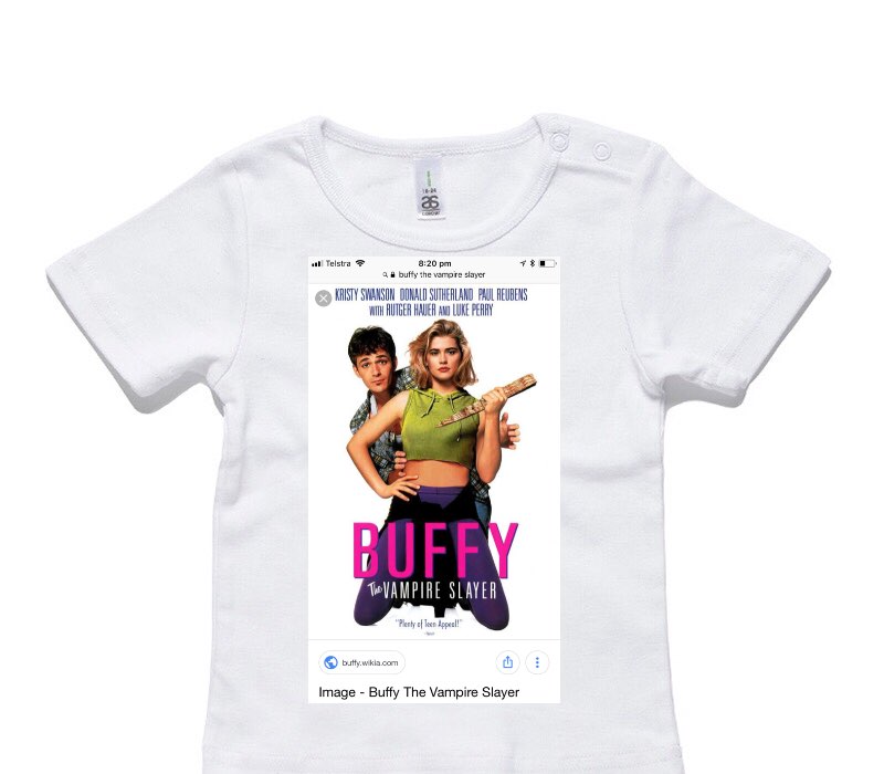 Custom AS Colour White Baby T-Shirt
