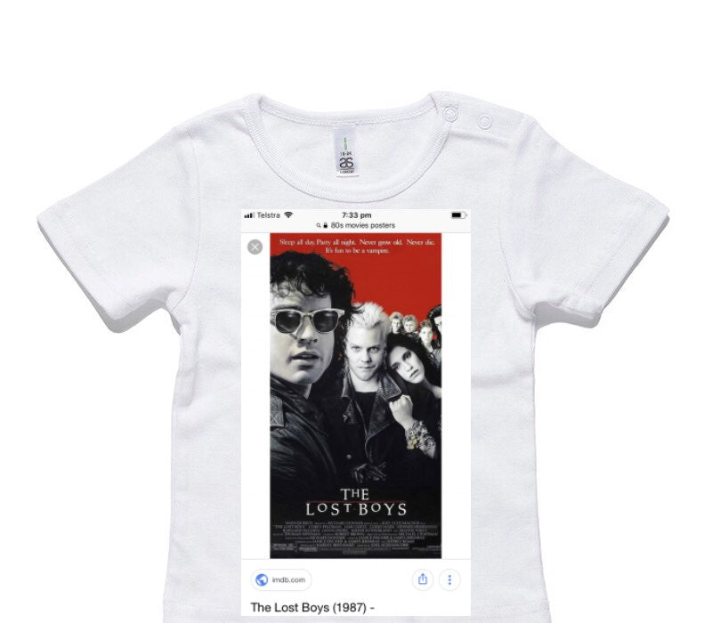 Custom AS Colour White Baby T-Shirt