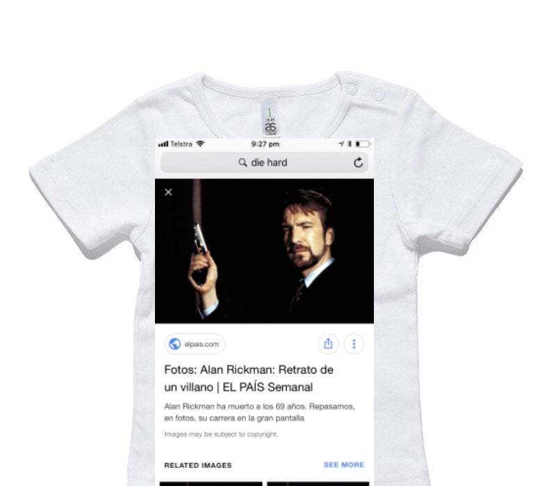 Custom AS Colour White Baby T-Shirt