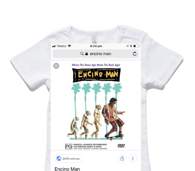 Custom AS Colour White Baby T-Shirt