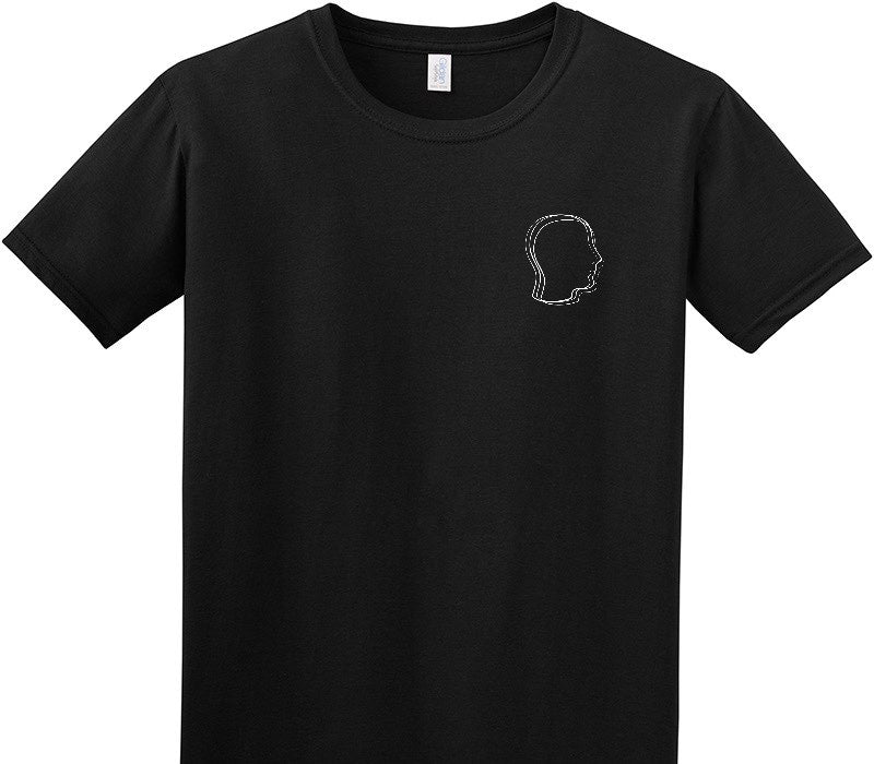 Custom Adult Soft Style 100% Cotton Black T-Shirt