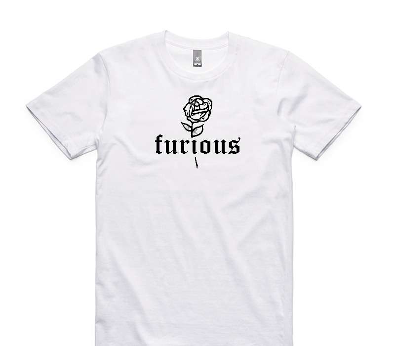 Custom AS Colour 100% Cotton White T-Shirt