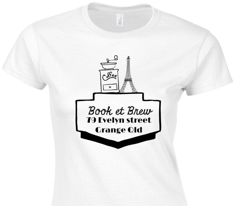 Custom Womens Soft Style 100% Cotton White T-Shirt