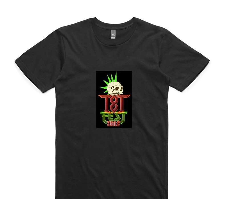 Custom AS Colour 100% Cotton Black T-Shirt