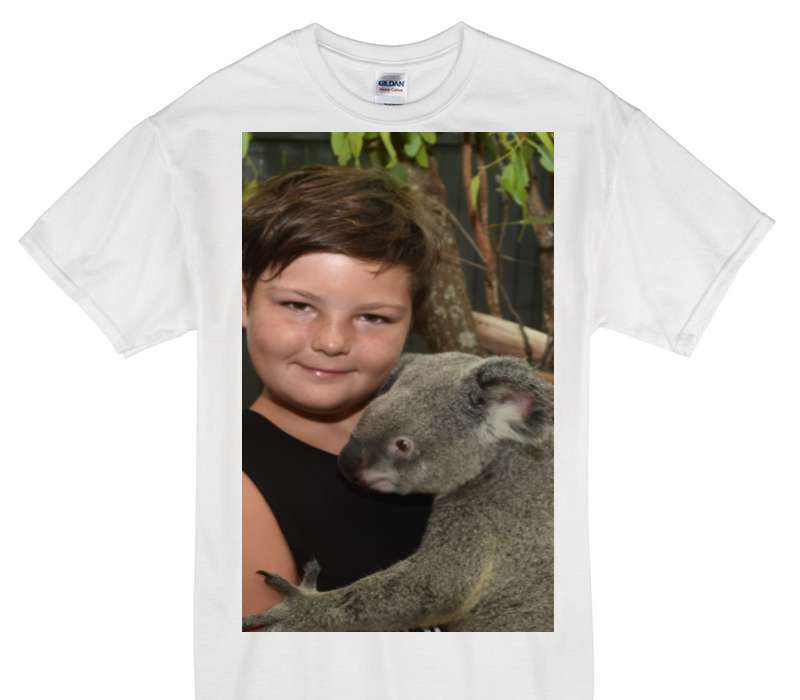 Custom Gildan 100% Cotton White T-Shirt