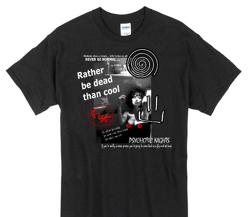 Custom Gildan 100% Cotton Black T-Shirt