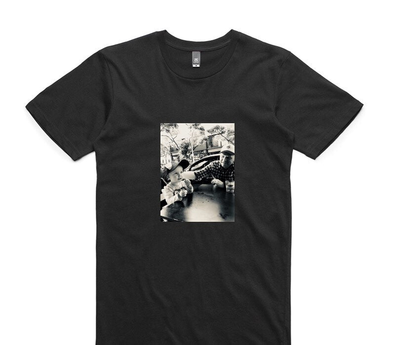 Custom AS Colour 100% Cotton Black T-Shirt