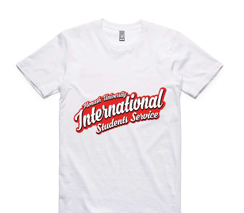 Custom AS Colour 100% Cotton White T-Shirt