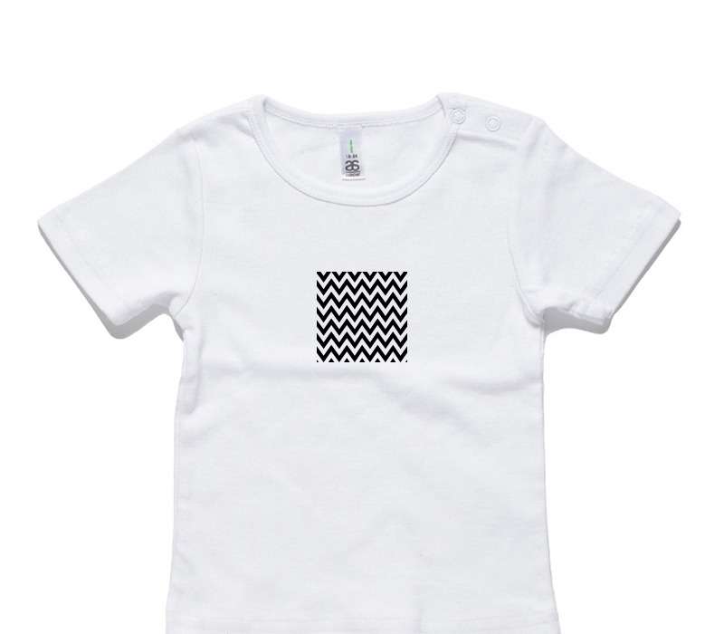 Custom AS Colour White Baby T-Shirt