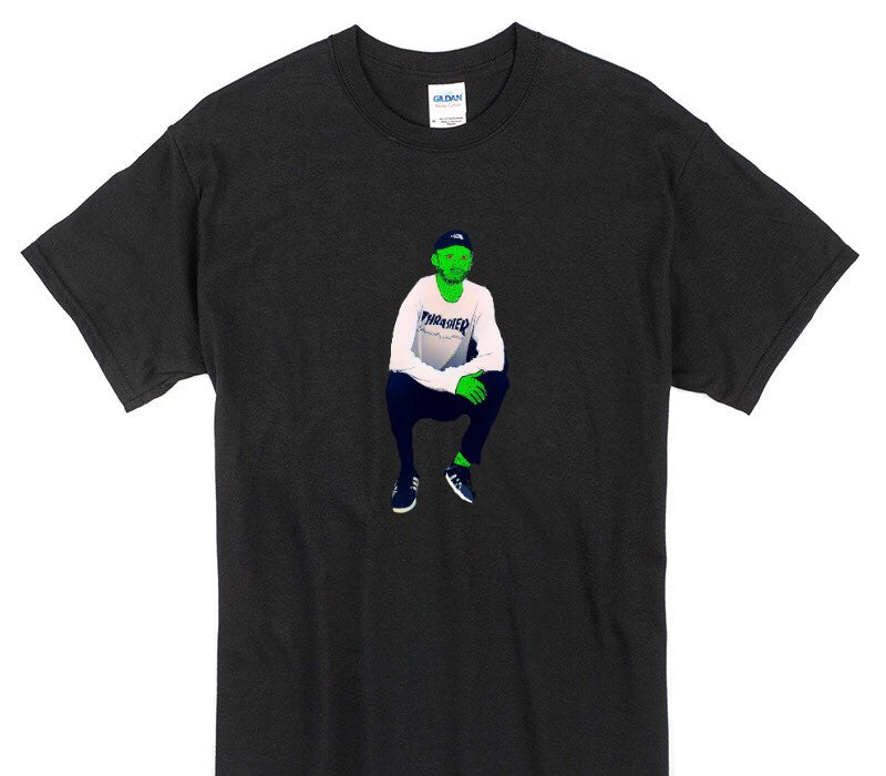 Custom Gildan 100% Cotton Black T-Shirt