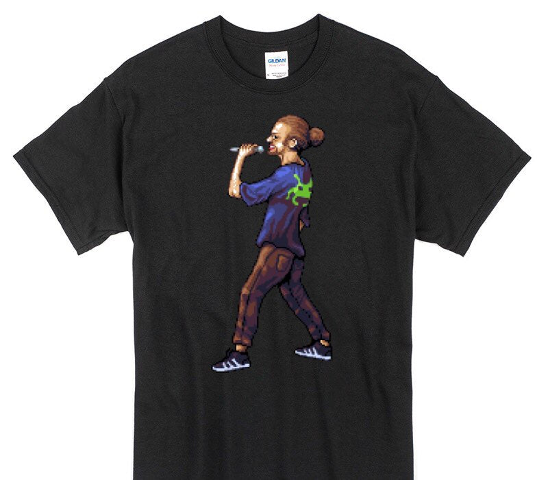 Custom Gildan 100% Cotton Black T-Shirt
