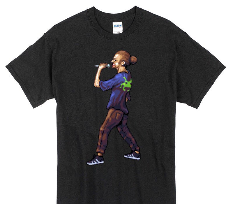 Custom Gildan 100% Cotton Black T-Shirt