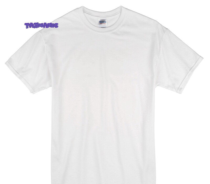 Custom Gildan 100% Cotton White T-Shirt