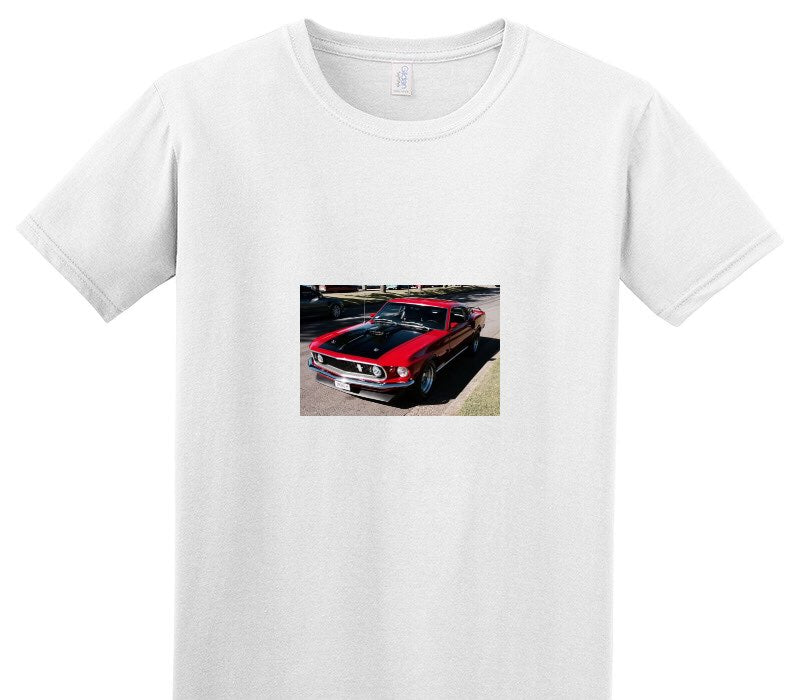 Custom Adult Soft Style 100% Cotton White T-Shirt