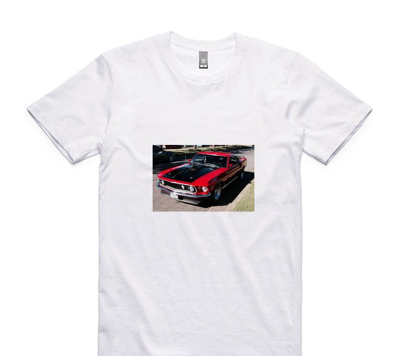 Custom AS Colour 100% Cotton White T-Shirt