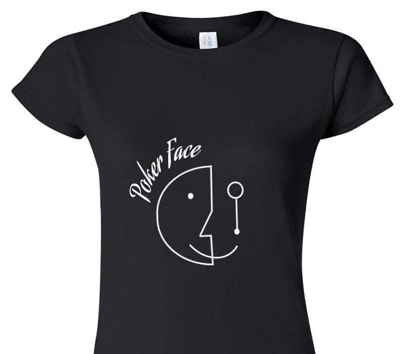 Custom Womens Soft Style 100% Cotton Black T-Shirt