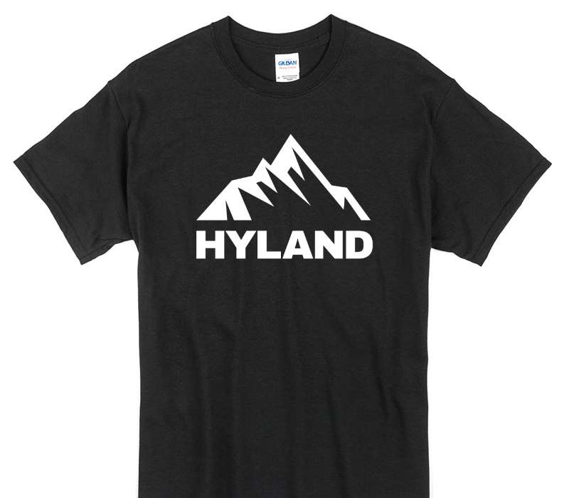 Custom Gildan 100% Cotton Black T-Shirt