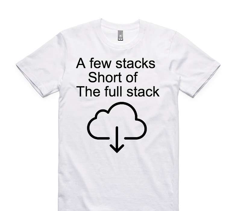 Custom AS Colour 100% Cotton White T-Shirt