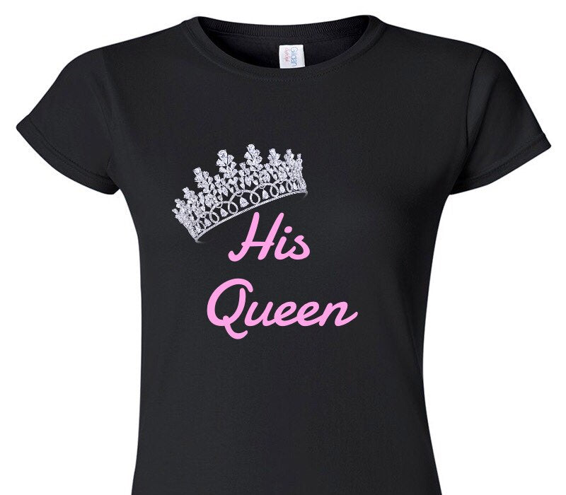 Custom Womens Soft Style 100% Cotton Black T-Shirt