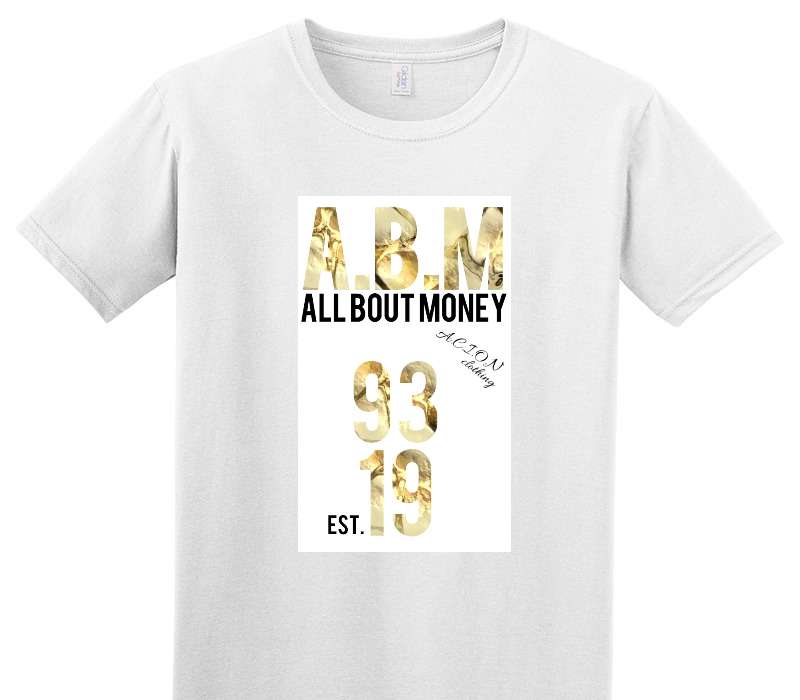 Custom Adult Soft Style 100% Cotton White T-Shirt