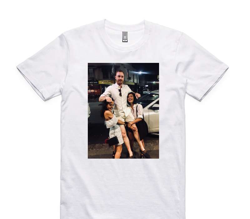 Custom AS Colour 100% Cotton White T-Shirt