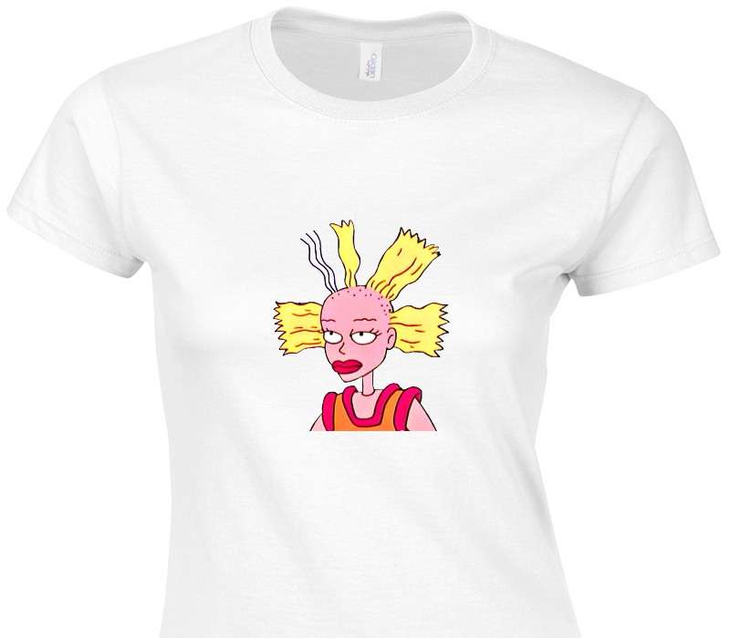 Custom Womens Soft Style 100% Cotton White T-Shirt