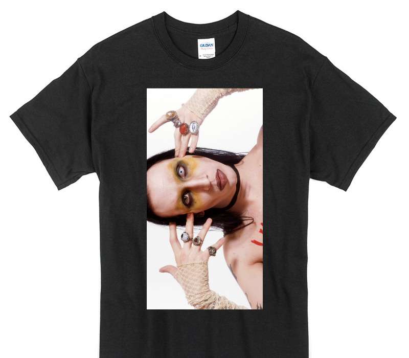 Custom Gildan 100% Cotton Black T-Shirt