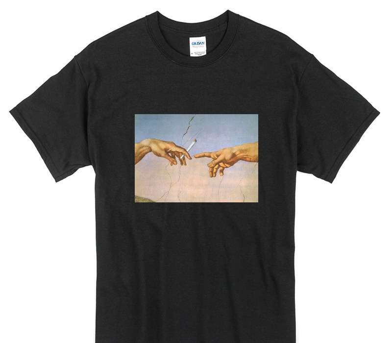Custom Gildan 100% Cotton Black T-Shirt
