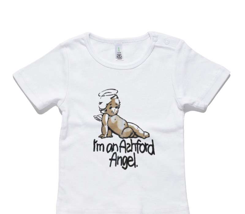 Custom AS Colour White Baby T-Shirt