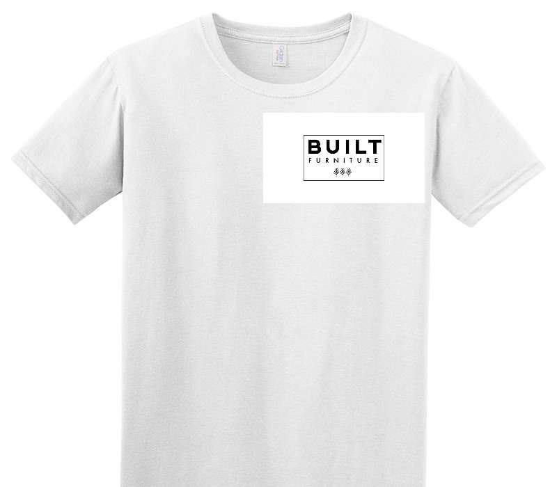 Custom Adult Soft Style 100% Cotton White T-Shirt
