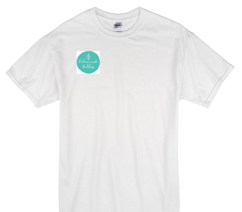 Custom Gildan 100% Cotton White T-Shirt