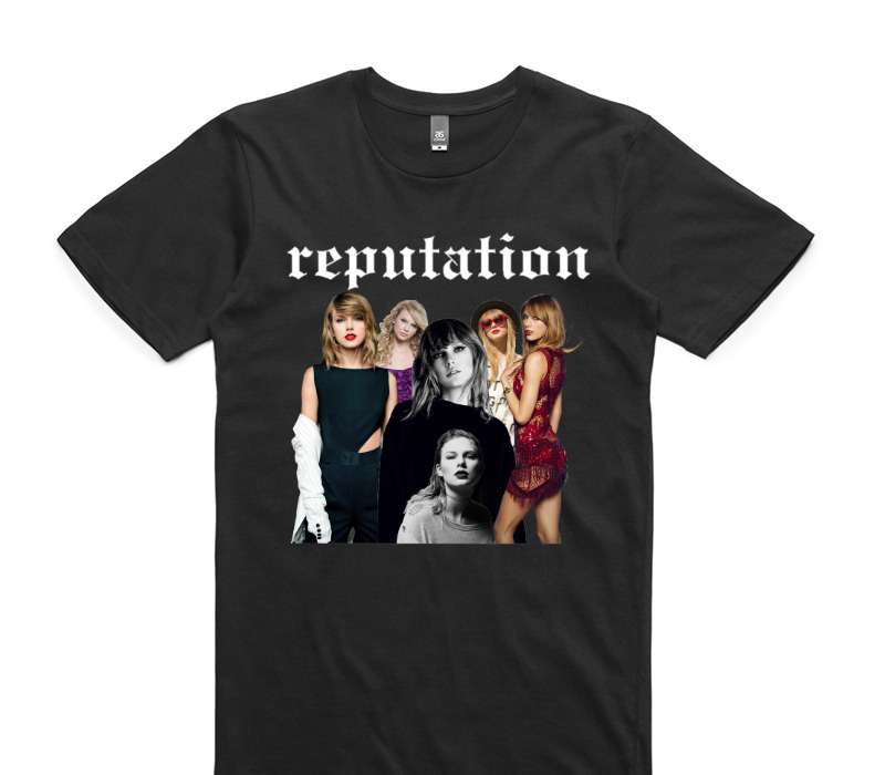 Custom AS Colour 100% Cotton Black T-Shirt