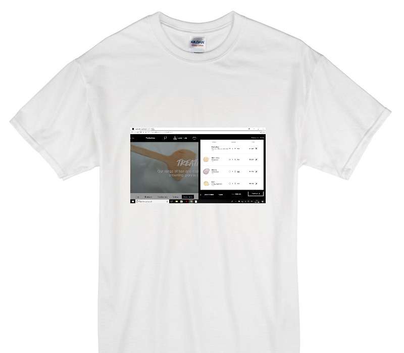 Custom Gildan 100% Cotton White T-Shirt