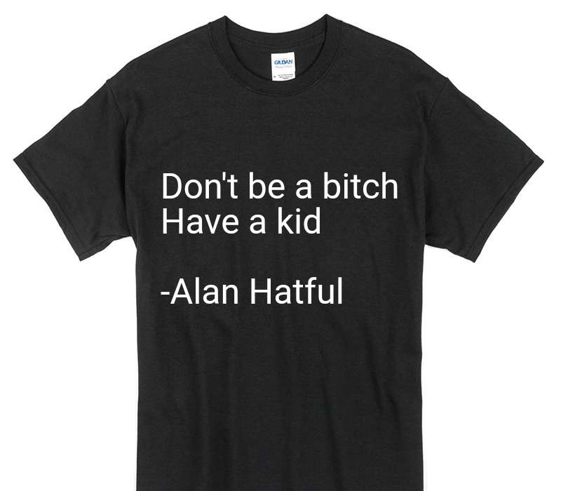 Custom Gildan 100% Cotton Black T-Shirt