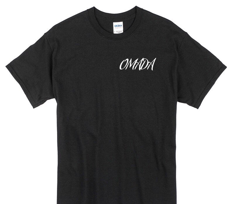 Custom Gildan 100% Cotton Black T-Shirt