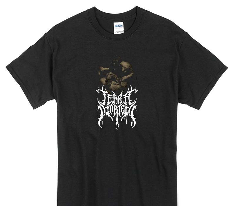 Custom Gildan 100% Cotton Black T-Shirt