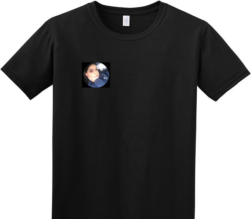 Custom Adult Soft Style 100% Cotton Black T-Shirt