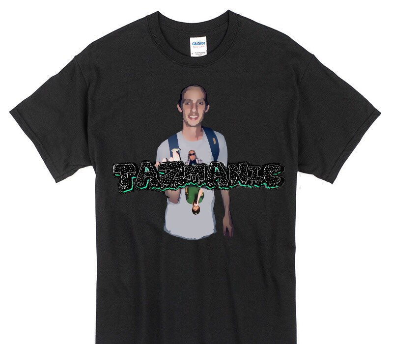 Custom Gildan 100% Cotton Black T-Shirt