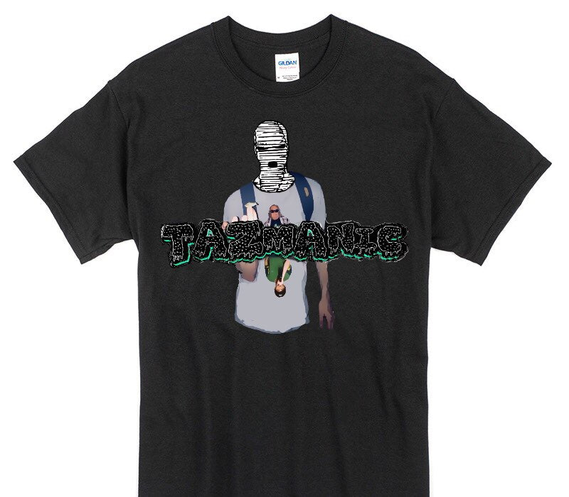 Custom Gildan 100% Cotton Black T-Shirt