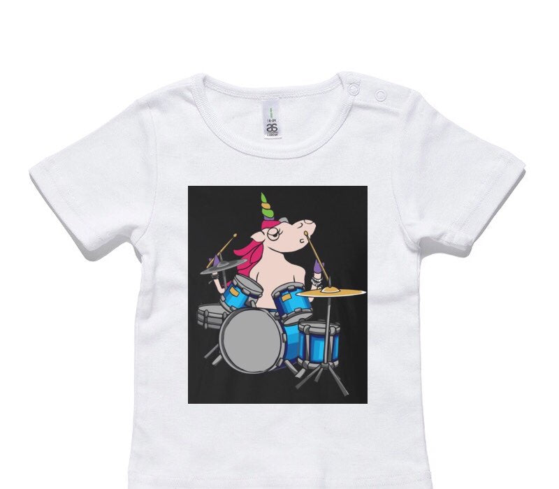 Custom AS Colour White Baby T-Shirt